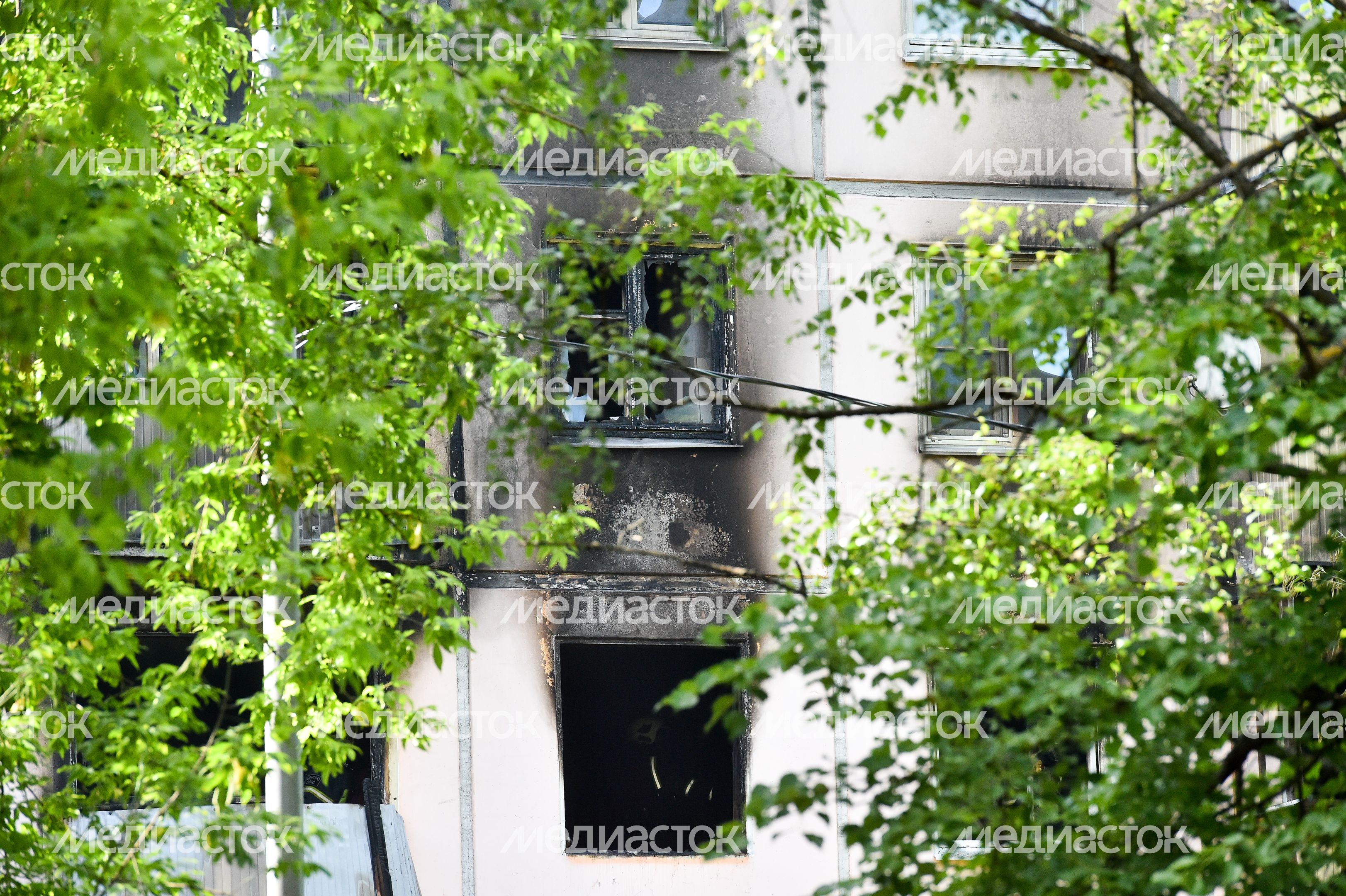 Кадры с места взрыва в доме на улице Проходчиков в Москве