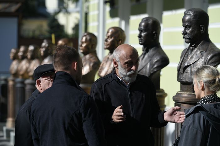 Открытие Аллеи правителей в Москве