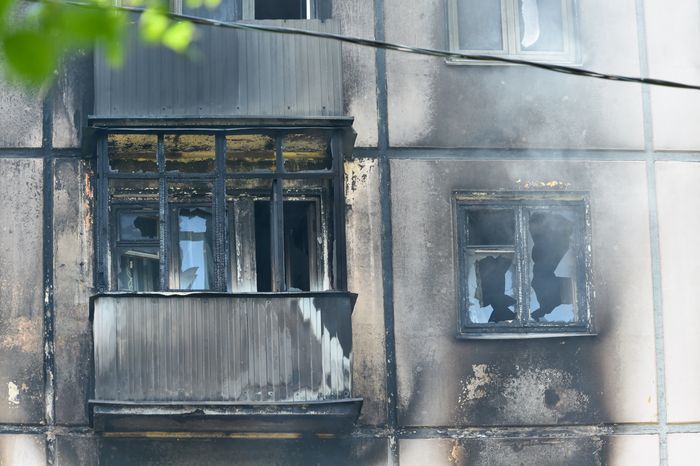 Кадры с места взрыва в доме на улице Проходчиков в Москве