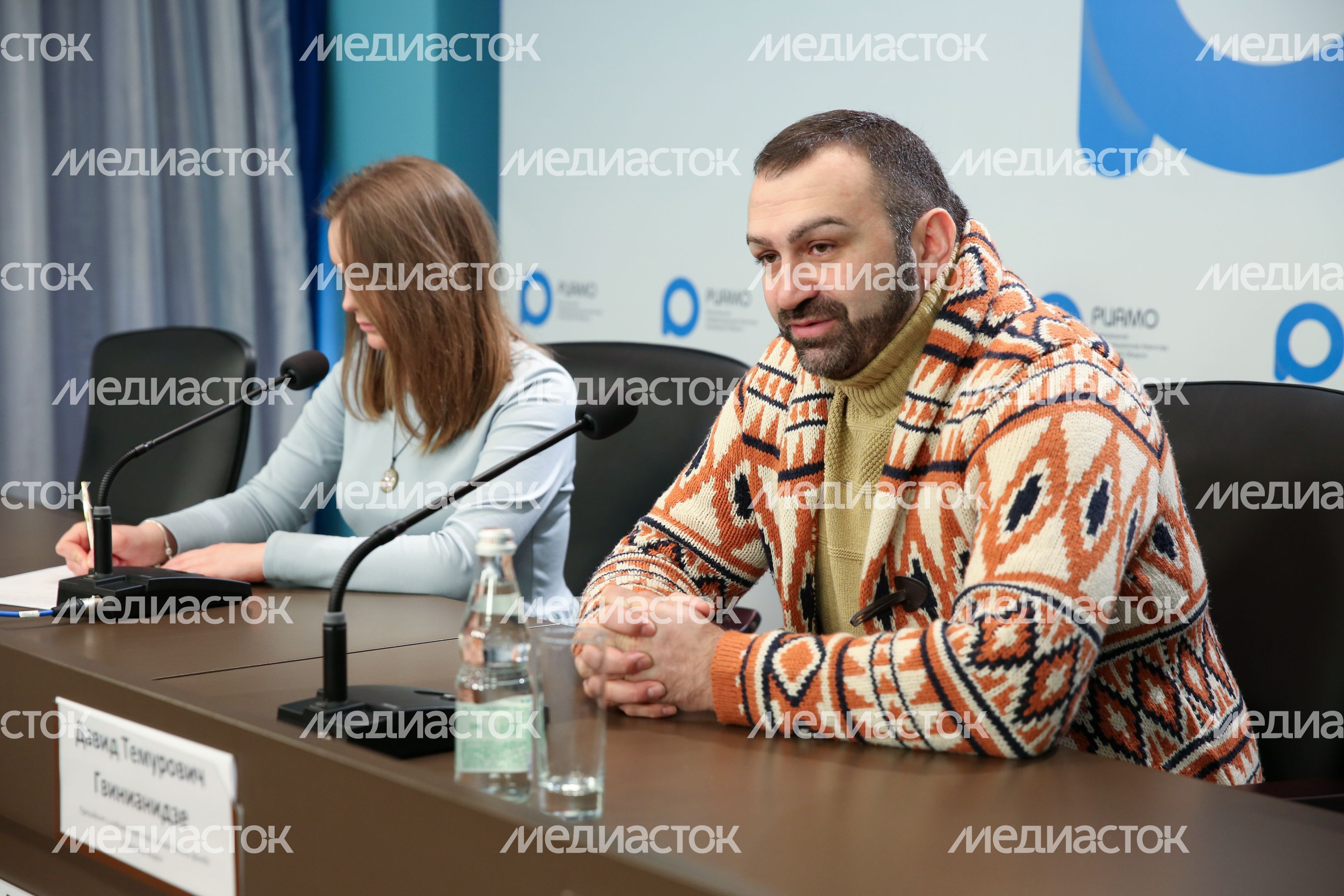Пресс-конференция Давида Гвинианидзе в РИАМО