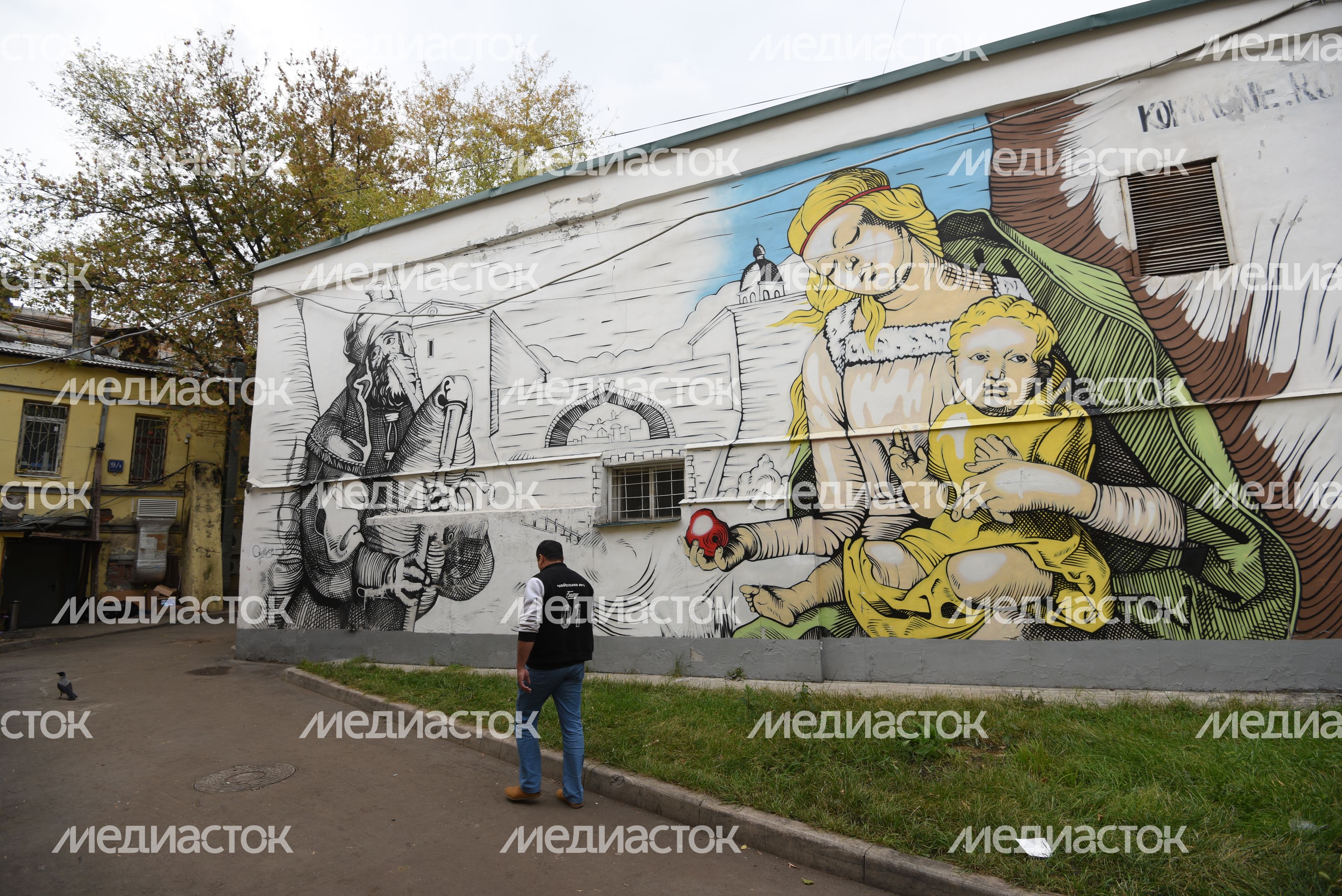Граффити на улицах Москвы