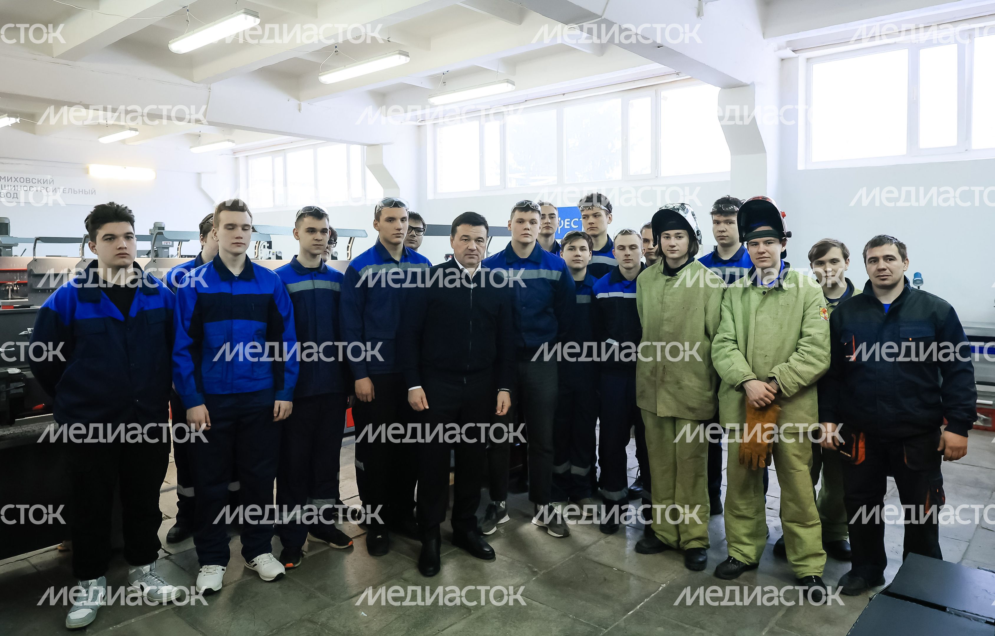 Посещение Губернатором Павлово-Посадского Техникума