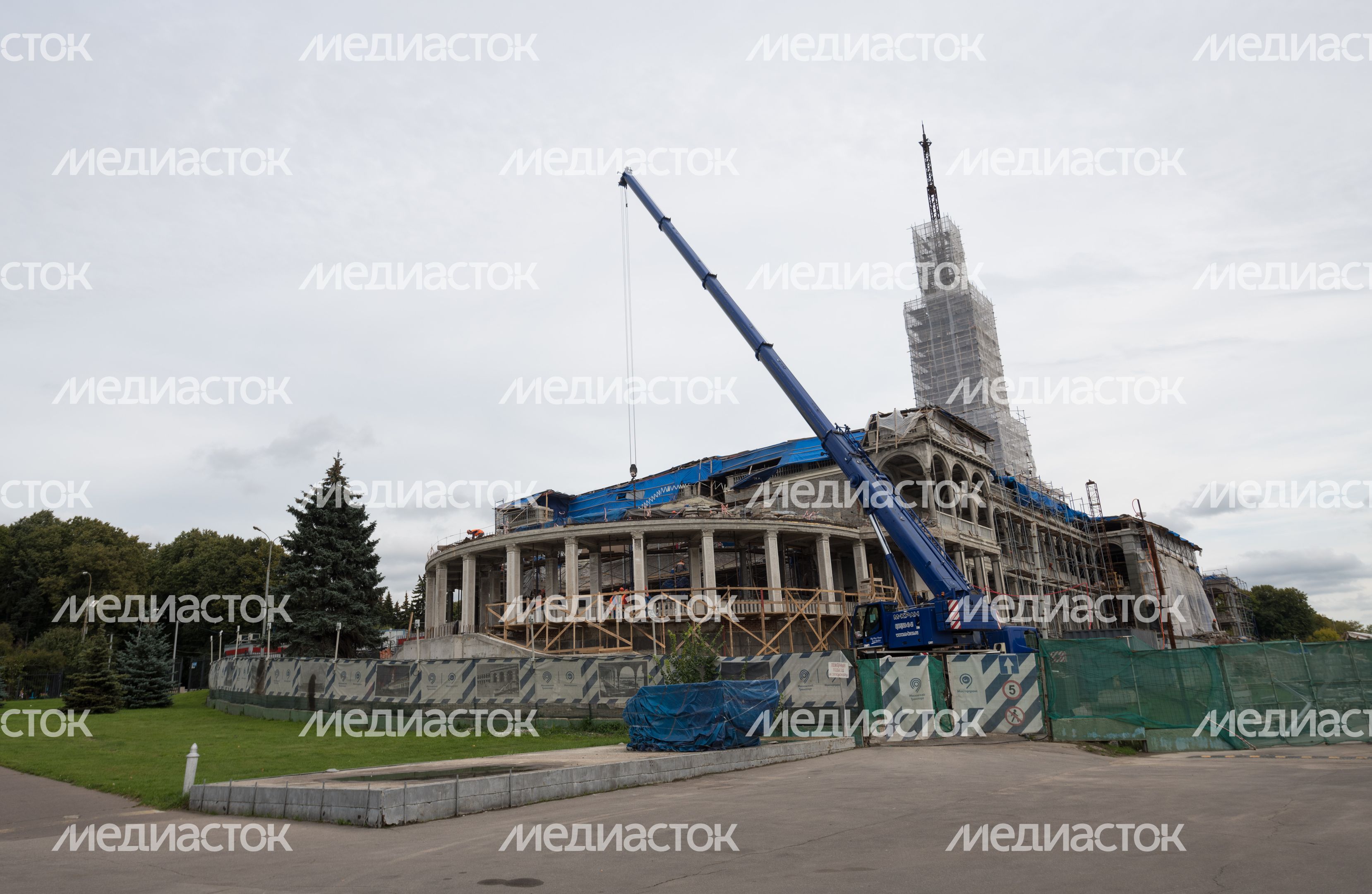 Реставрация Северного речного вокзала