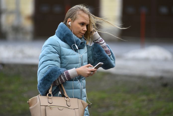 Теплая погода в Москве