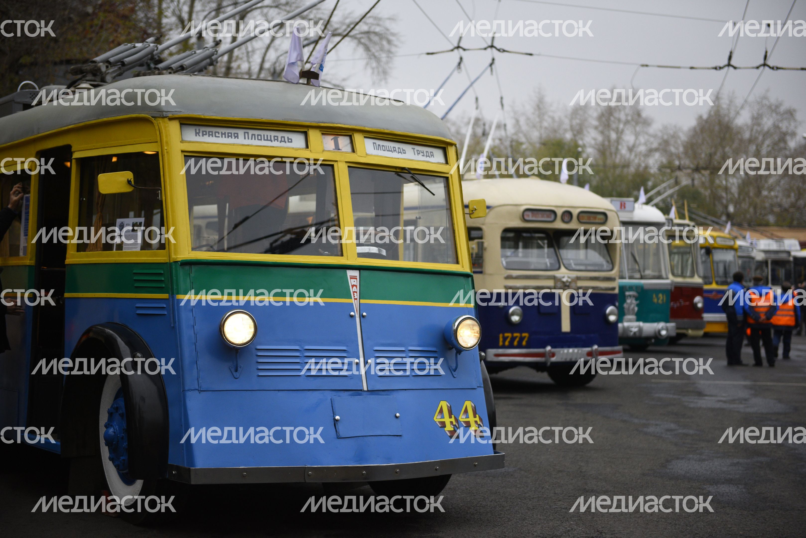 Праздник московского троллейбуса в Москве