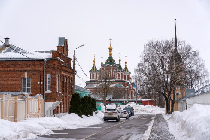 Улицы зимней Коломны
