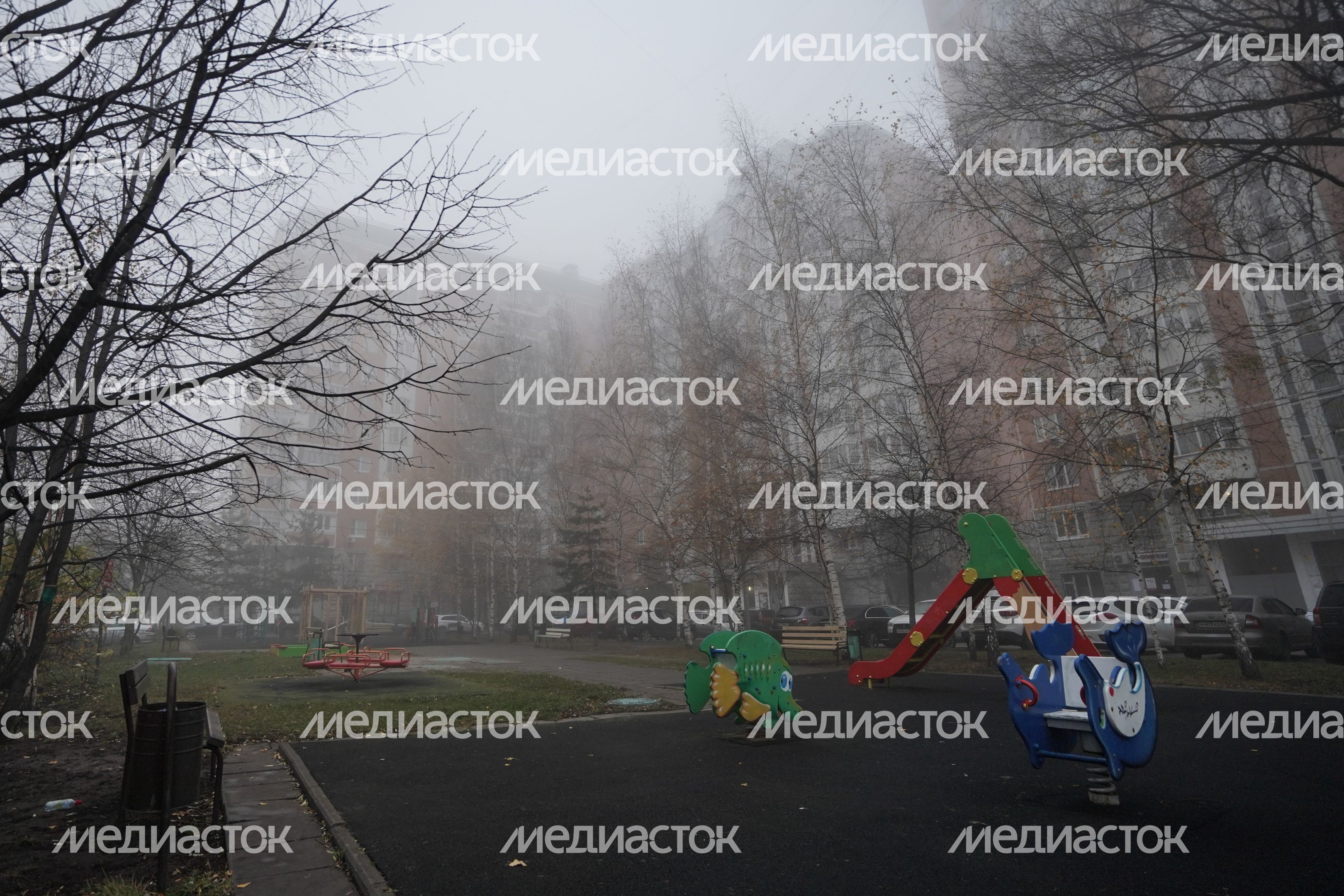 Аномальный туман в Москве