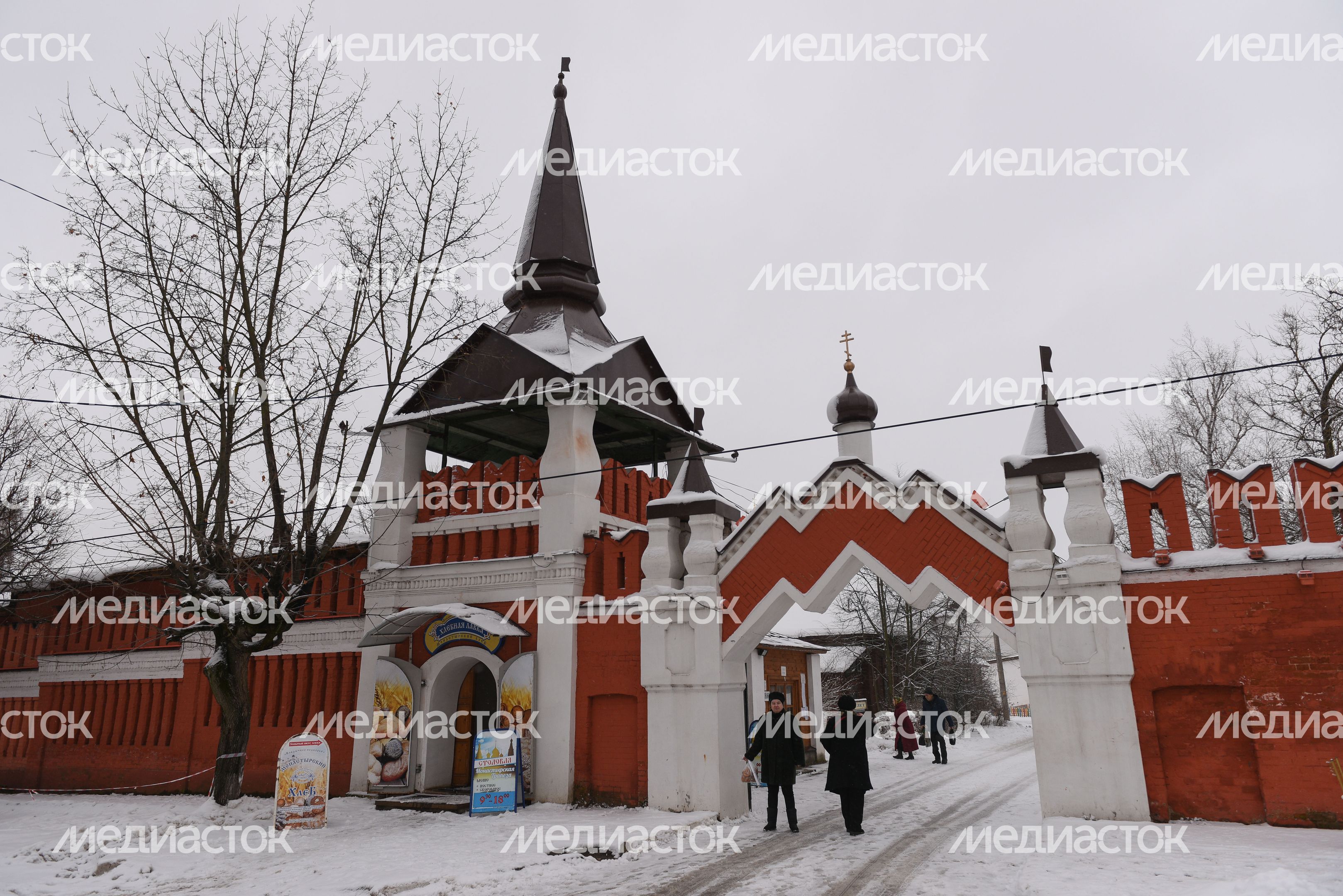 Виды города Серпухов зимой