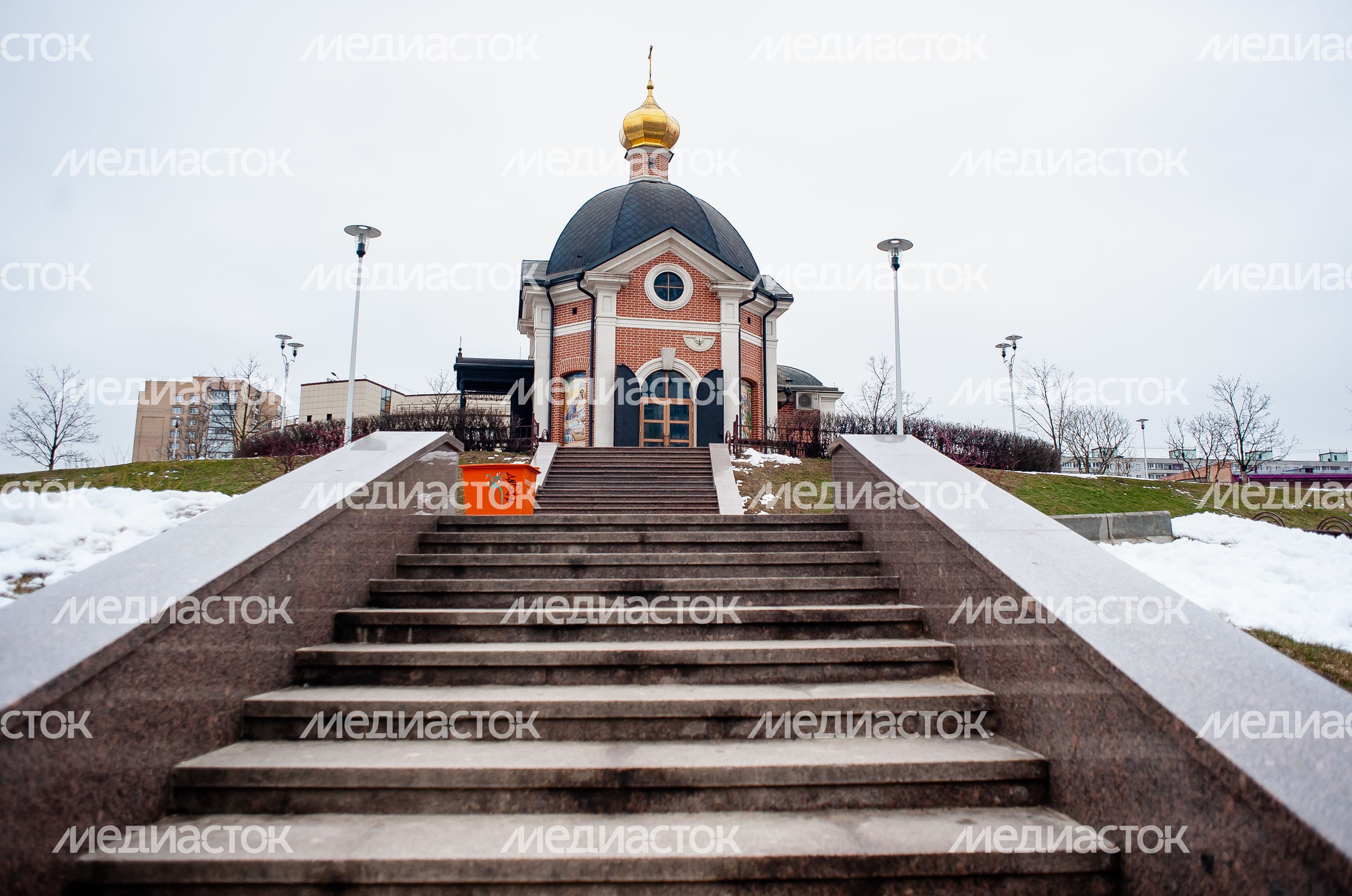 Зимние виды города Щелково