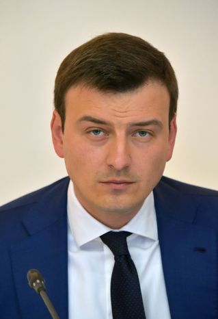 Александр Зайцев на пресс-конференции в Доме Правительства МО