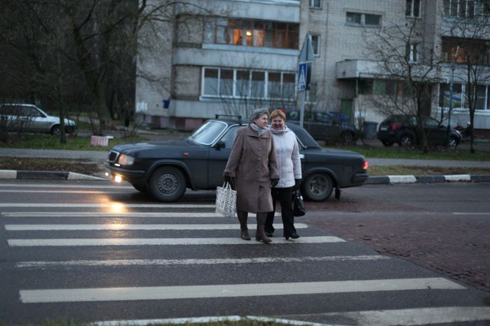 Пешеходный переход в Дубне