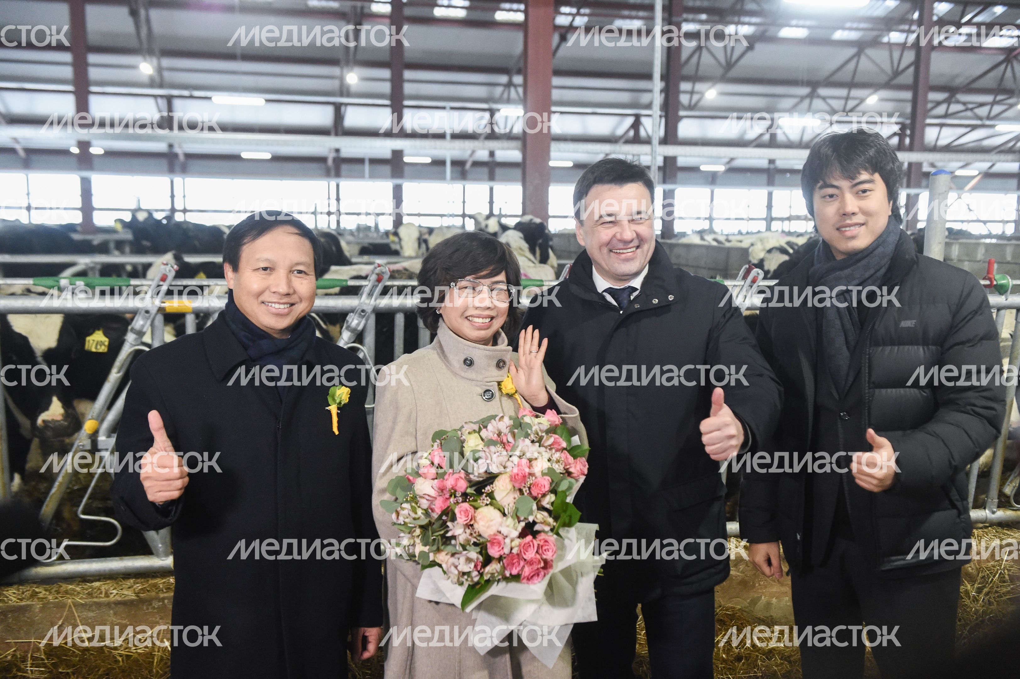 Открытие нового молочного комплекса TH True Milk в Подмосковье, 2 часть