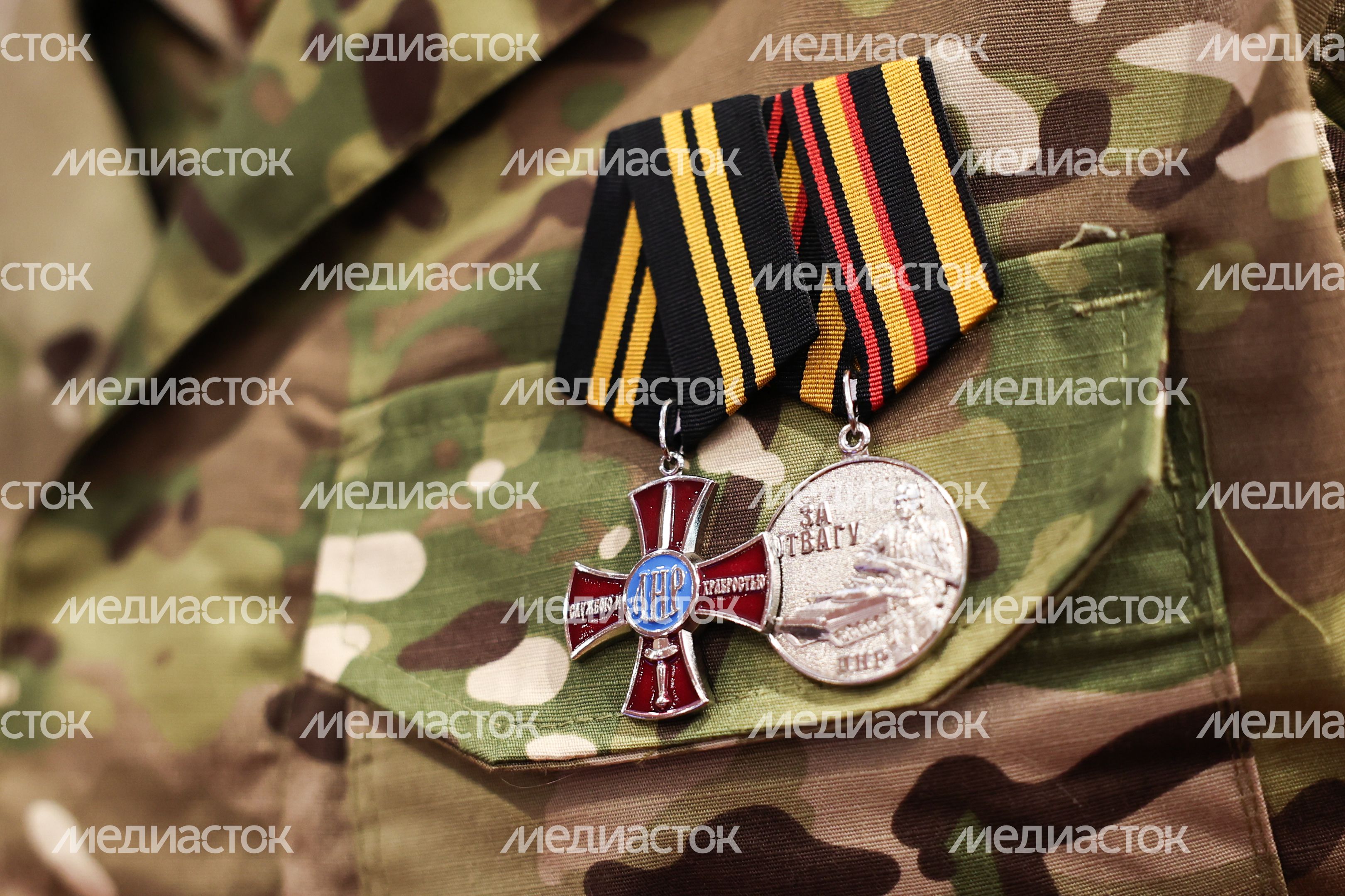 Вручение государственных наград добровольцам подразделения БАРС