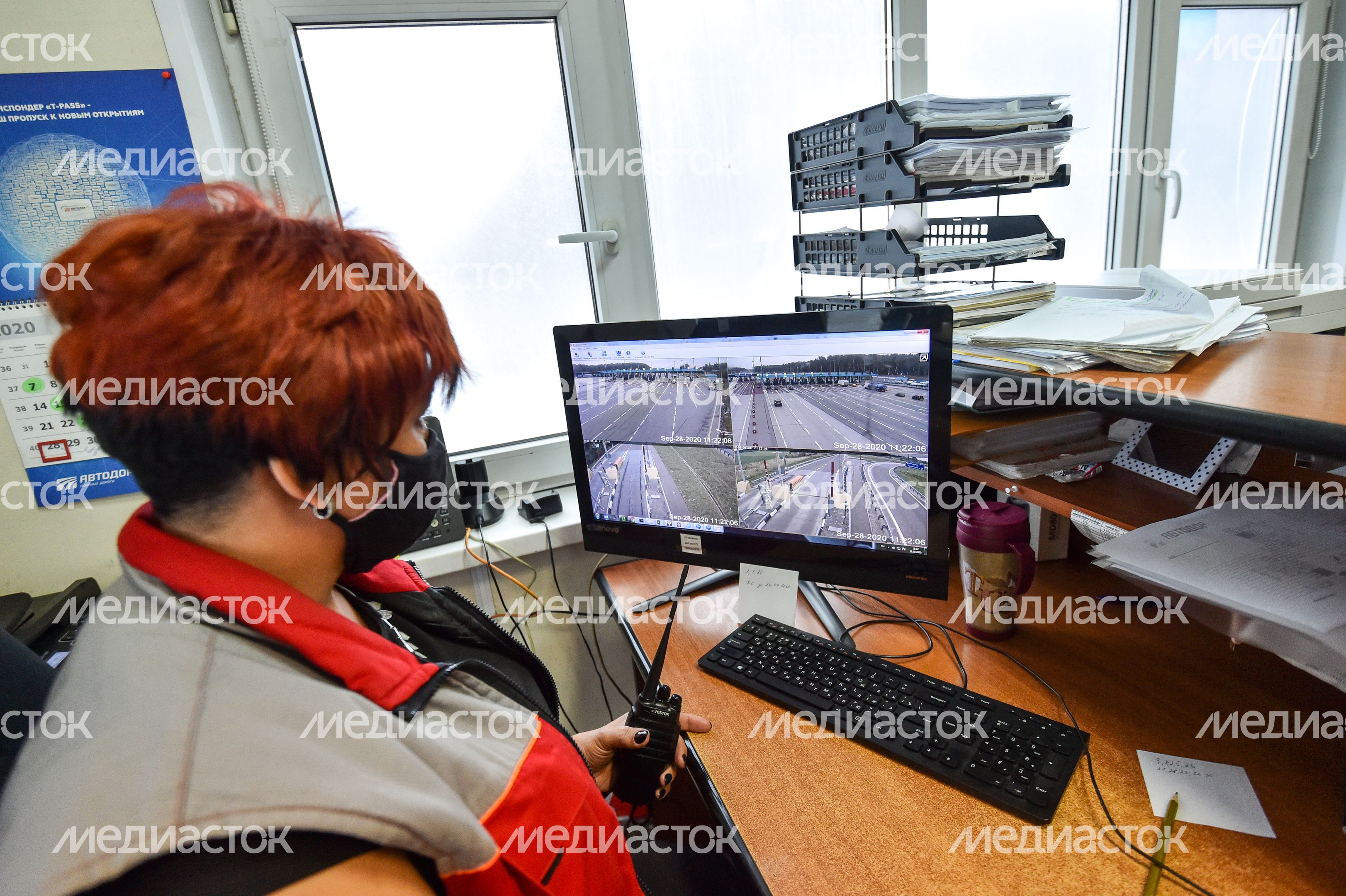 Демонстрация работы беспилотных летательных аппаратов на трассе М-4 «Дон»