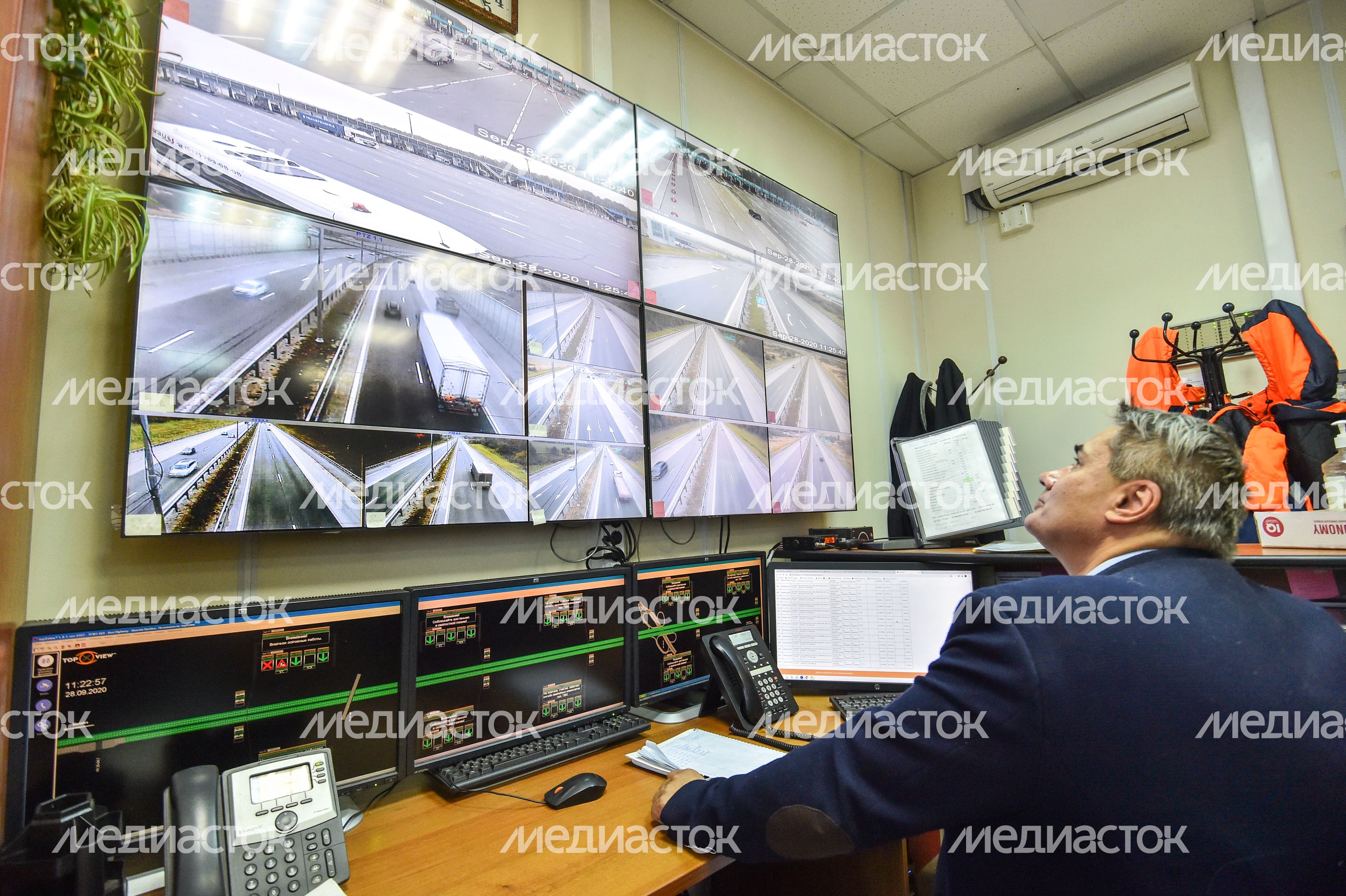 Демонстрация работы беспилотных летательных аппаратов на трассе М-4 «Дон»