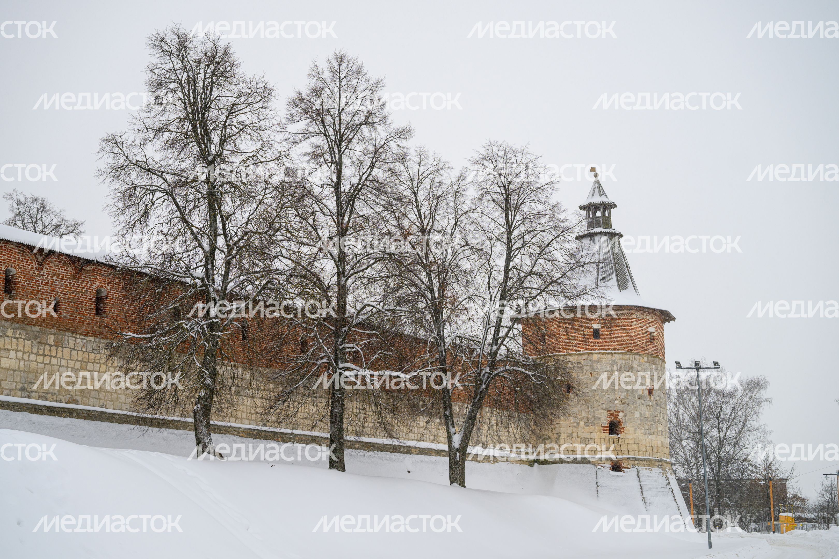Зарайский кремль зимой Зарайский кремль зимой