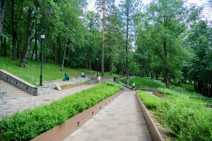 Раменский городской парк культуры и отдыха летом