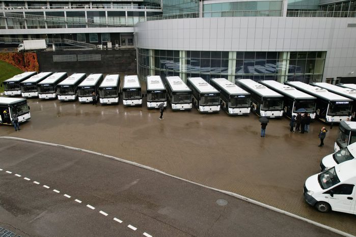 В филиалы "Мострансавто" передана очередная партия автобусов ЛиАЗ-5292