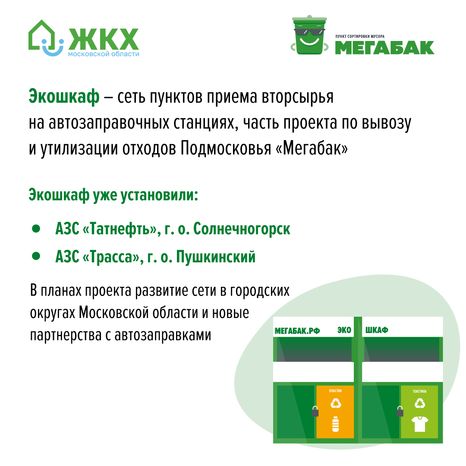 Мегабак на АЗС