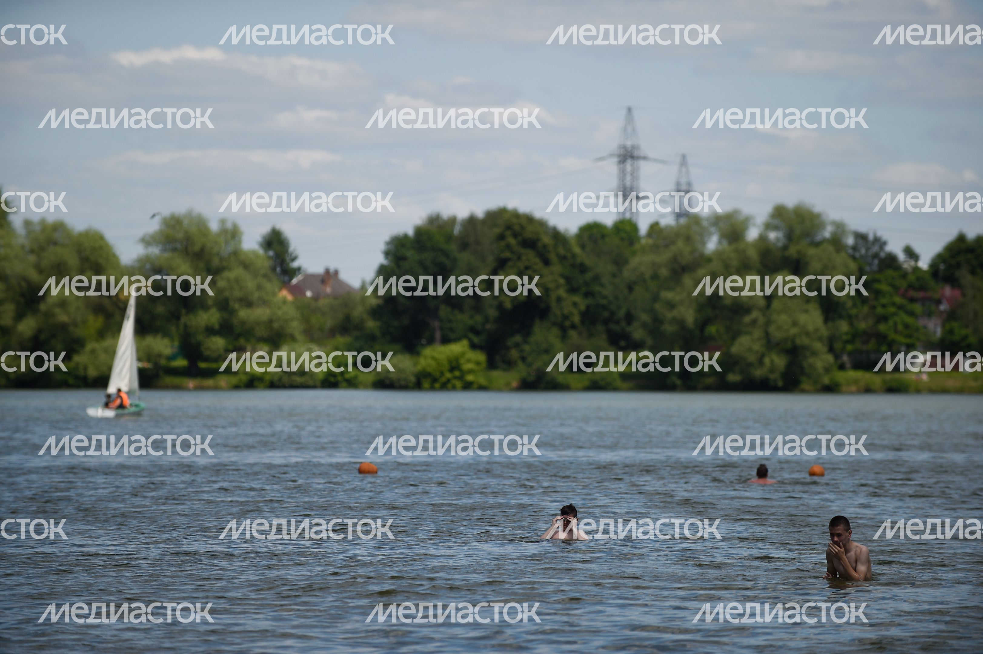 Начало купального сезона в Москве