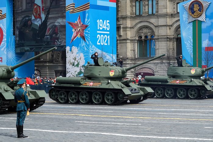 Генеральная репетиция парада Победы в Москве в 2021 году