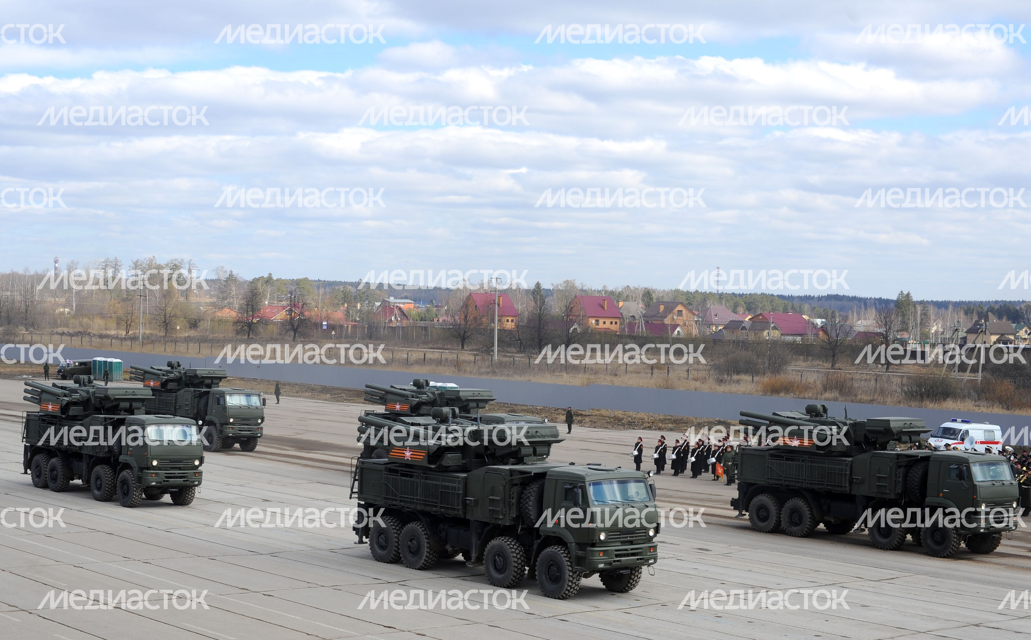 Репетиция Парада Победы в Алабино