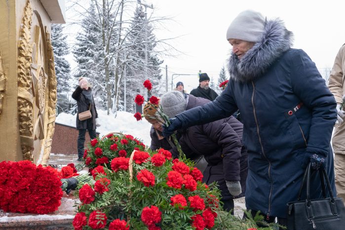 Красногорск. Митинг «Битва под Москвой» в деревне Нефедьево