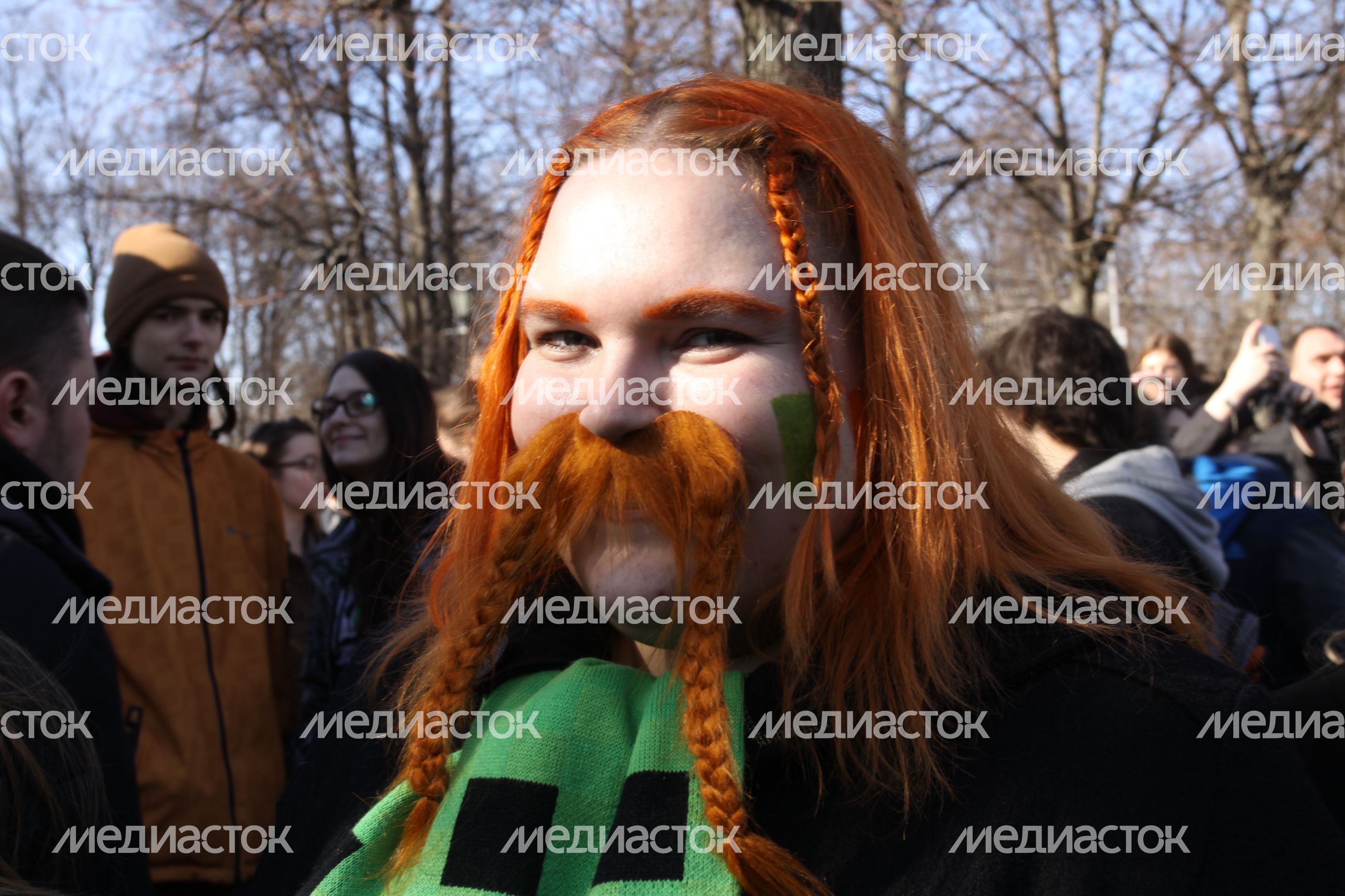 Парад в честь Дня святого Патрика в парке «Сокольники» в Москве Парад в честь Дня святого Патрика в парке «Сокольники» в Москве