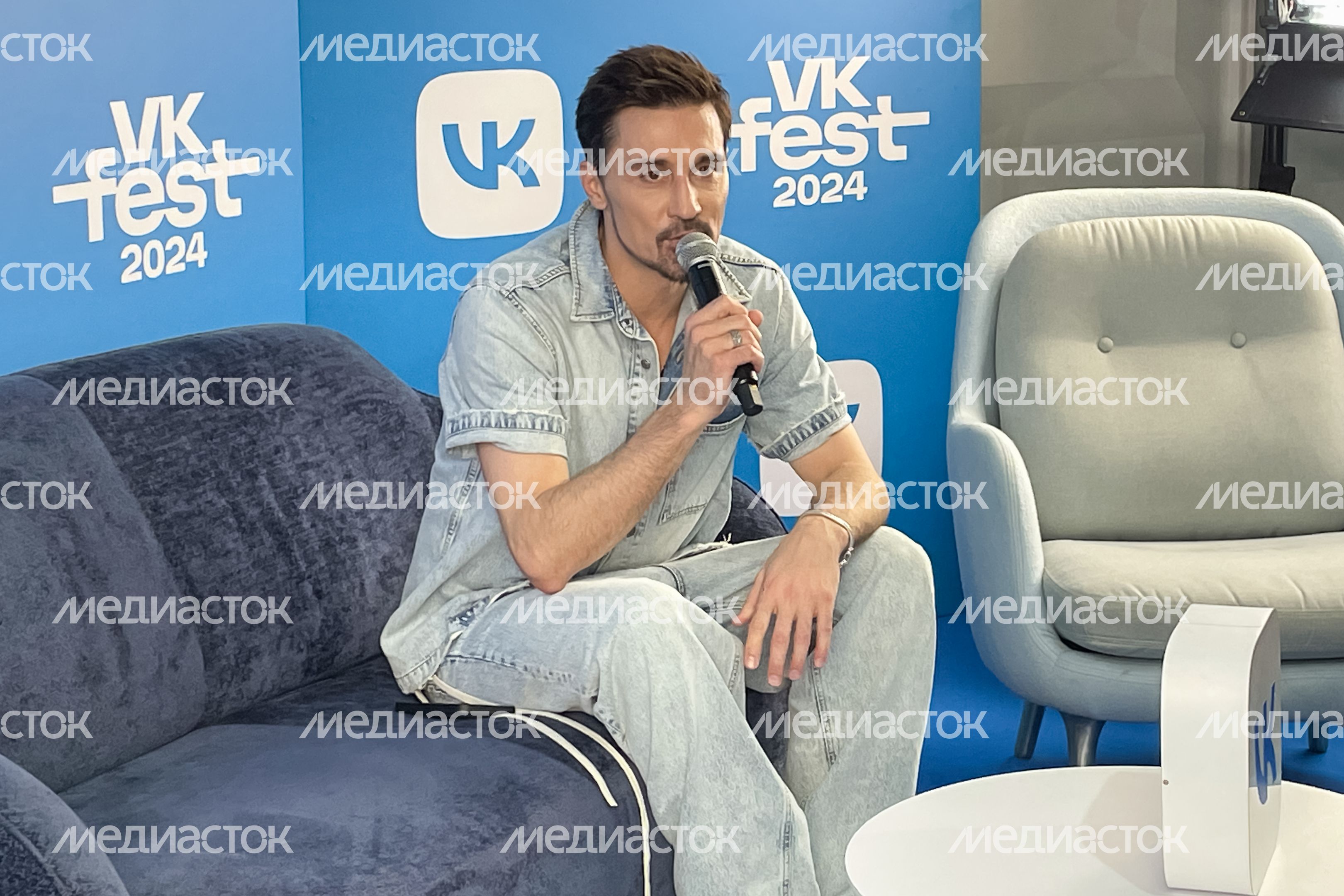 Дима Билан на пресс-конференции VK Fest -2024 в Лужниках Дима Билан на пресс-конференции VK Fest -2024 в Лужниках