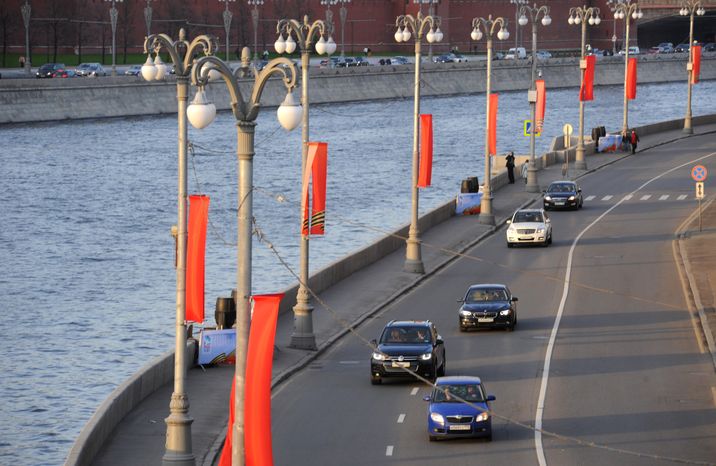 Автомобильное движение в Москве