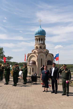 Перезахоронение солдат ВОВ в деревне Ельня