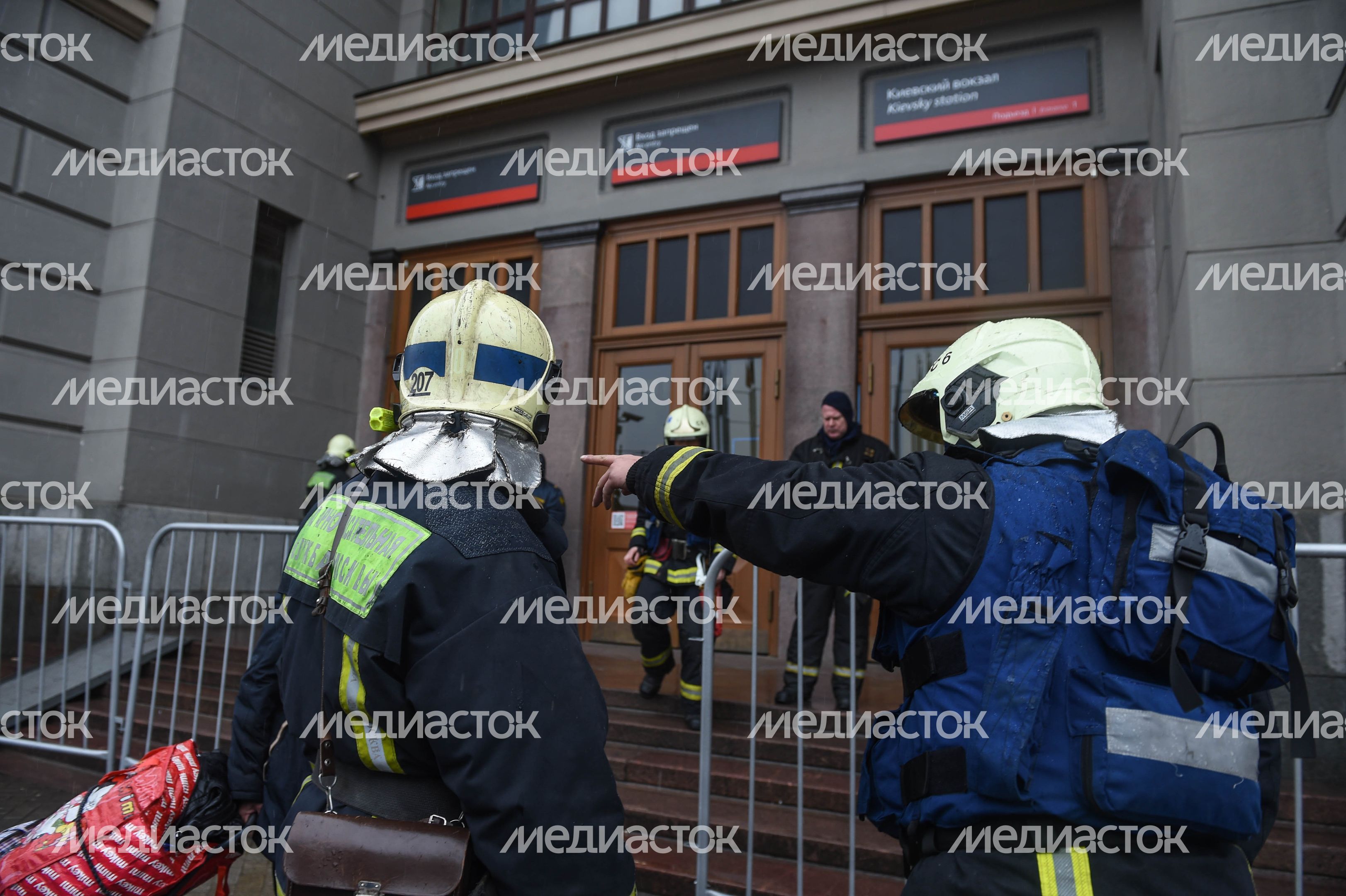 Ситуация на Киевском вокзале в Москве после задержания мужчины с гранатами