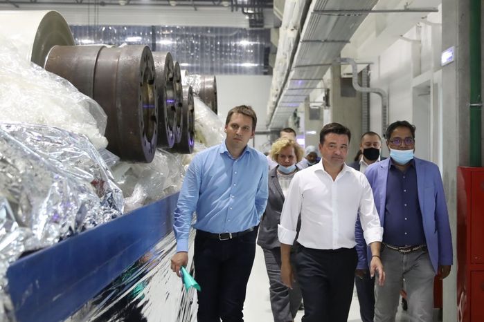 Встреча Губернатора Подмосковья с управляющим директором «Uflex Group» Ашоком Чатурведи