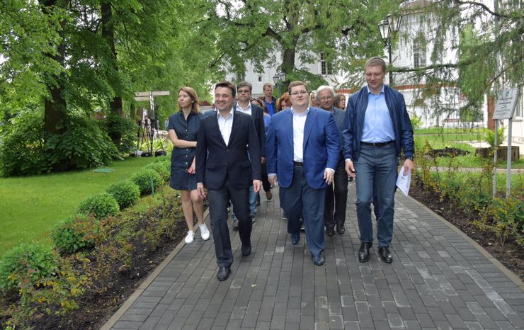 А. Воробьев посетил усадьбу «Вяземы» в Одинцовском районе