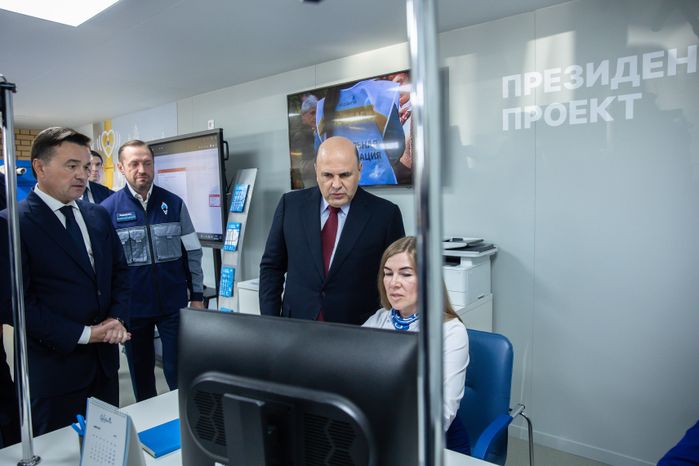 Встреча Губернатора Андрея Воробьева и Председателя Правительства РФ Михаила Мишустина