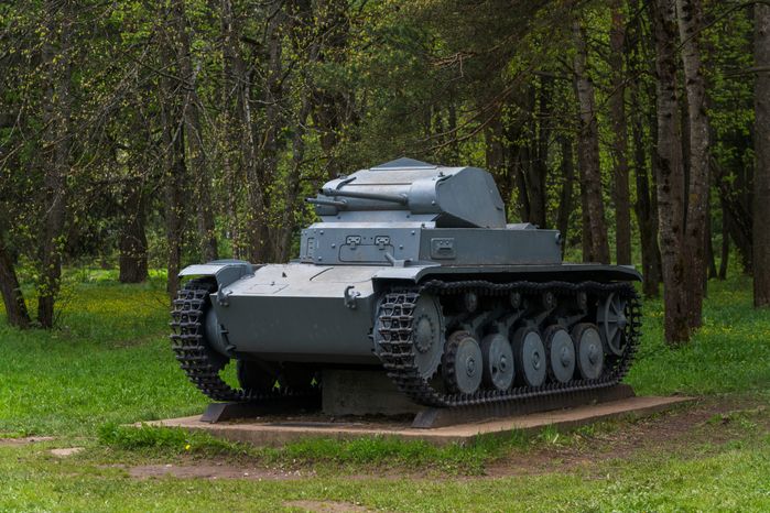 Танк у Ленино-Снегиревского военно-исторического музея в Ленино округа Истра