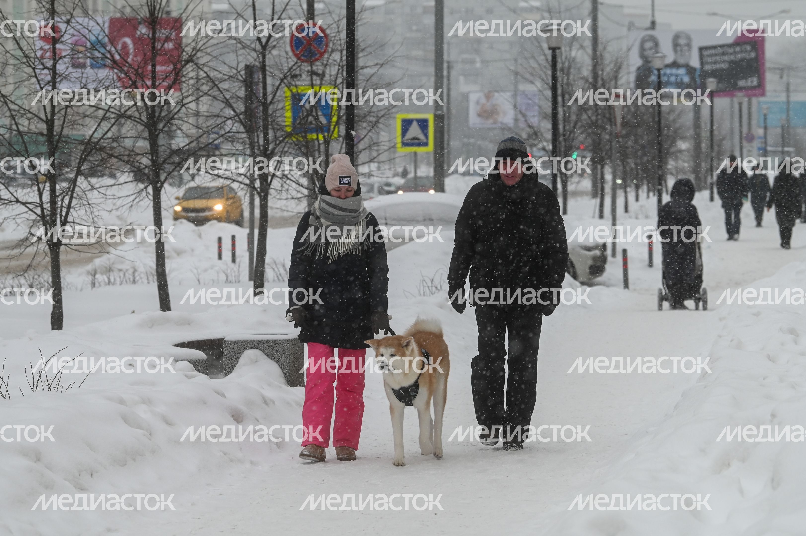 Снегопад в Люберцах