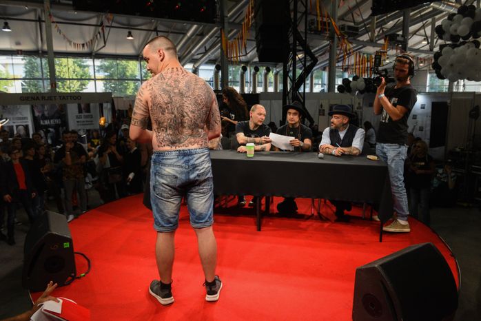 Открытие фестиваля «Russian Tattoo Expo» в Москве