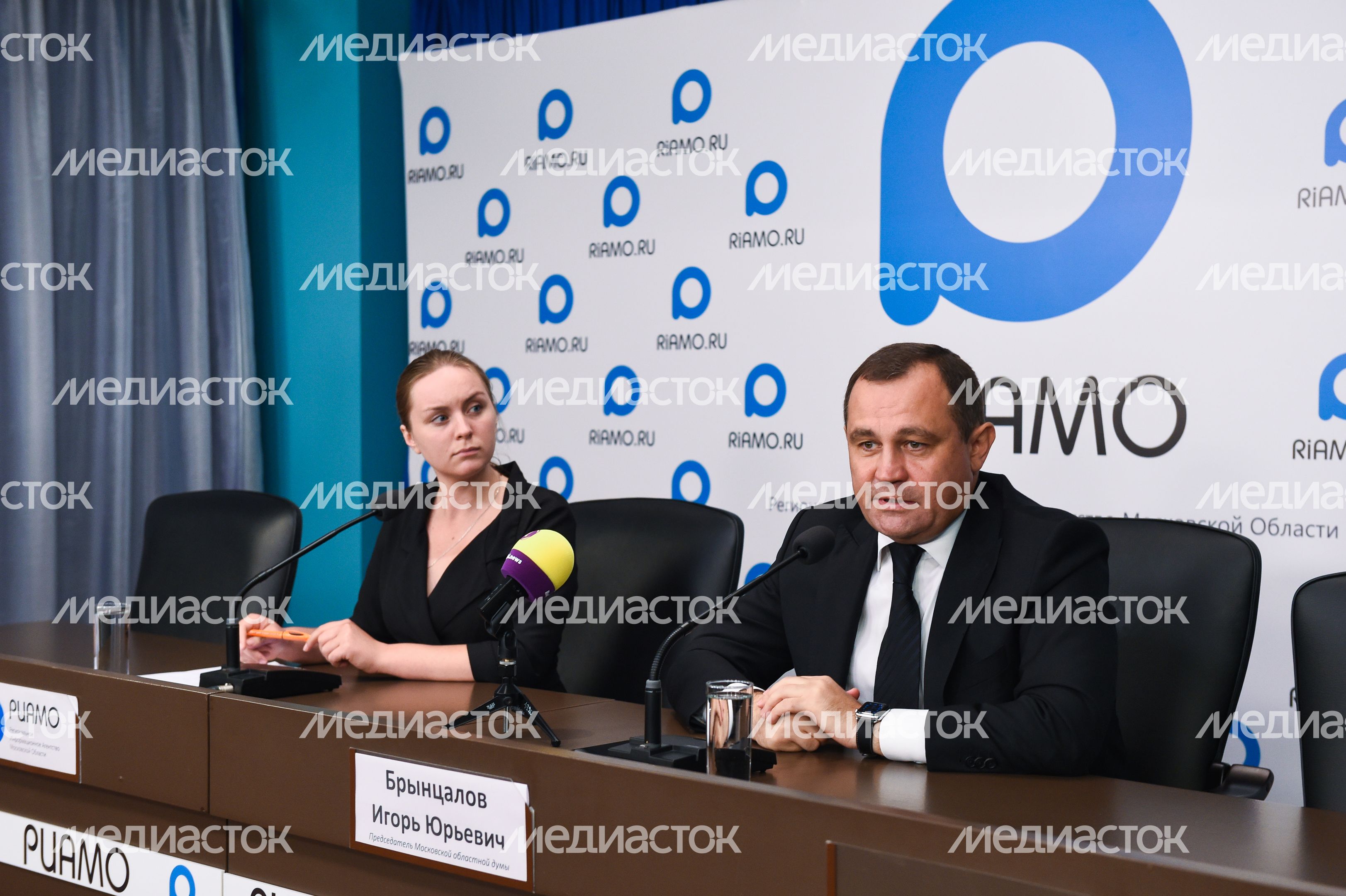 Пресс-конференция спикера Мособлдумы Игоря Брынцалова