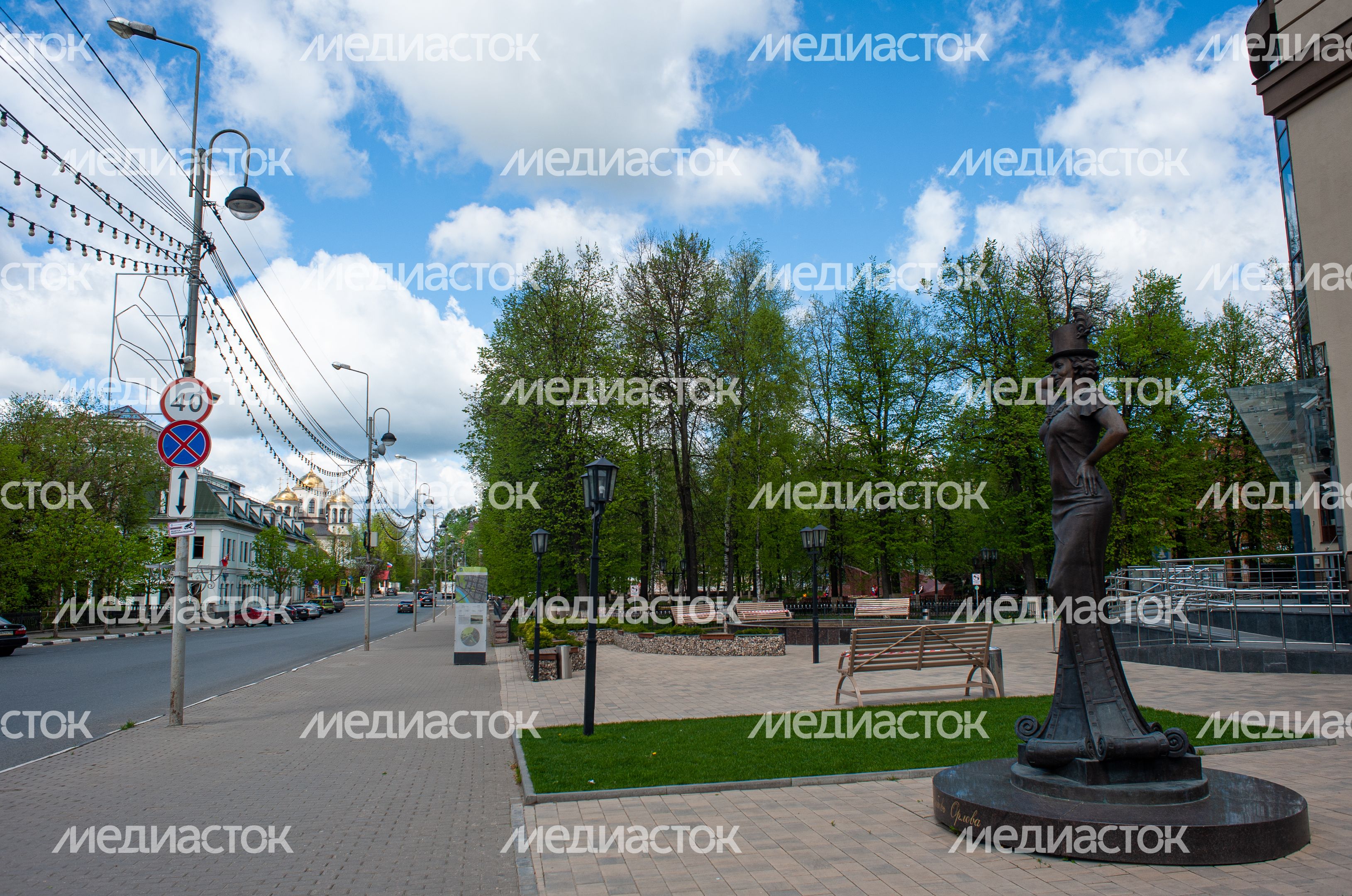 Летние виды города Звенигород