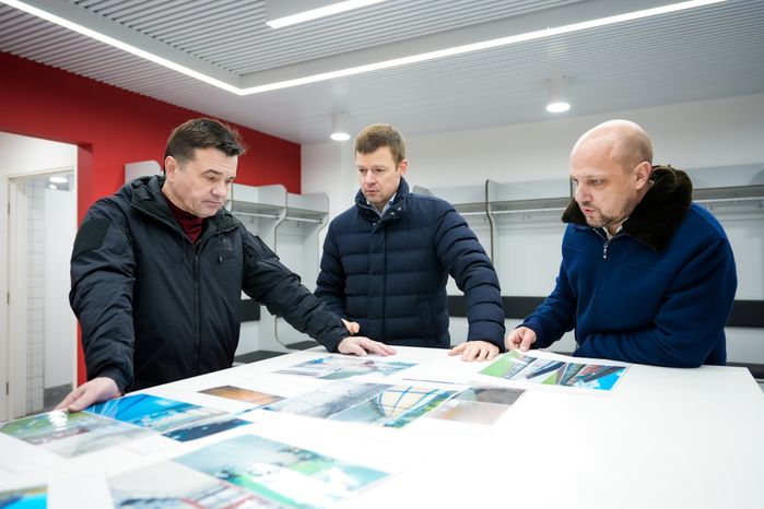 Андрей Воробьев посетил обновленный спорткомплекс "Орион" в Балашихе