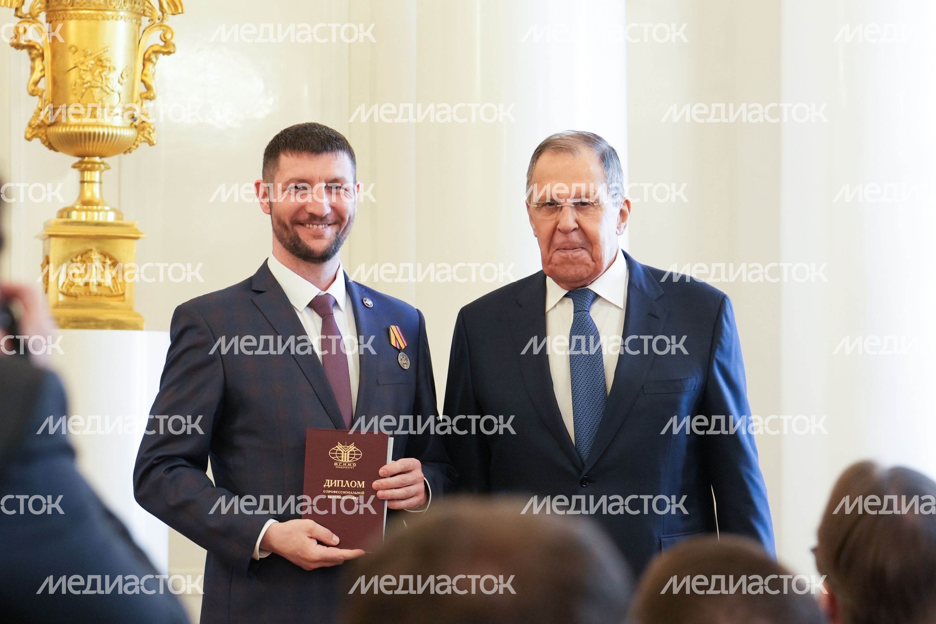 В МИДе вручили дипломы ветеранам СВО, прошедшим обучение для работы на госслужбе В МИДе вручили дипломы ветеранам СВО, прошедшим обучение для работы на госслужбе