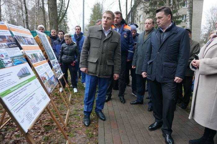 Рабочая поездка губернатора Подмосковья в Молодежный