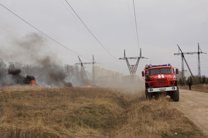 Пожарно-тактические межведомственные учения в Подольске