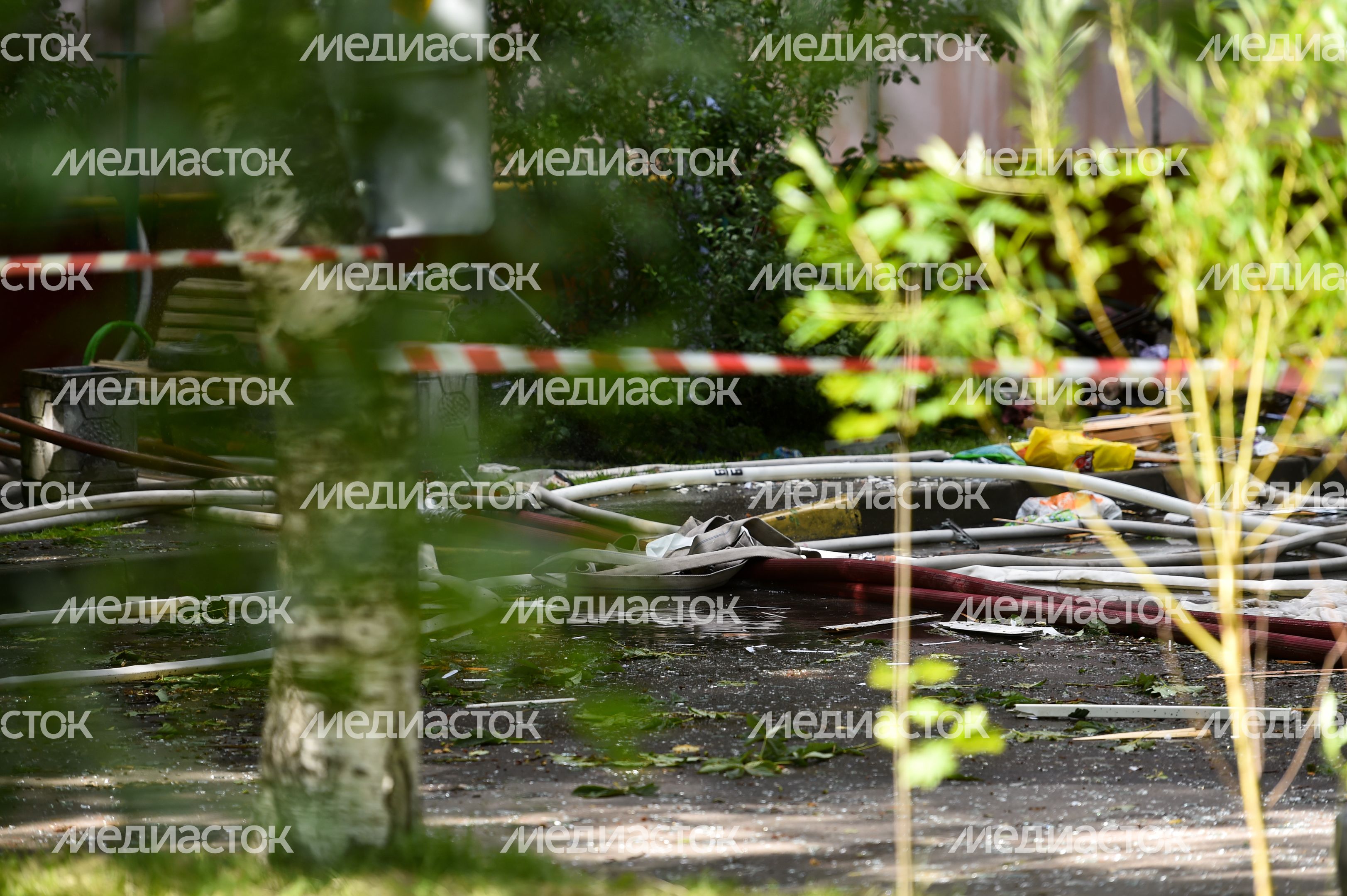 Кадры с места взрыва в доме на улице Проходчиков в Москве