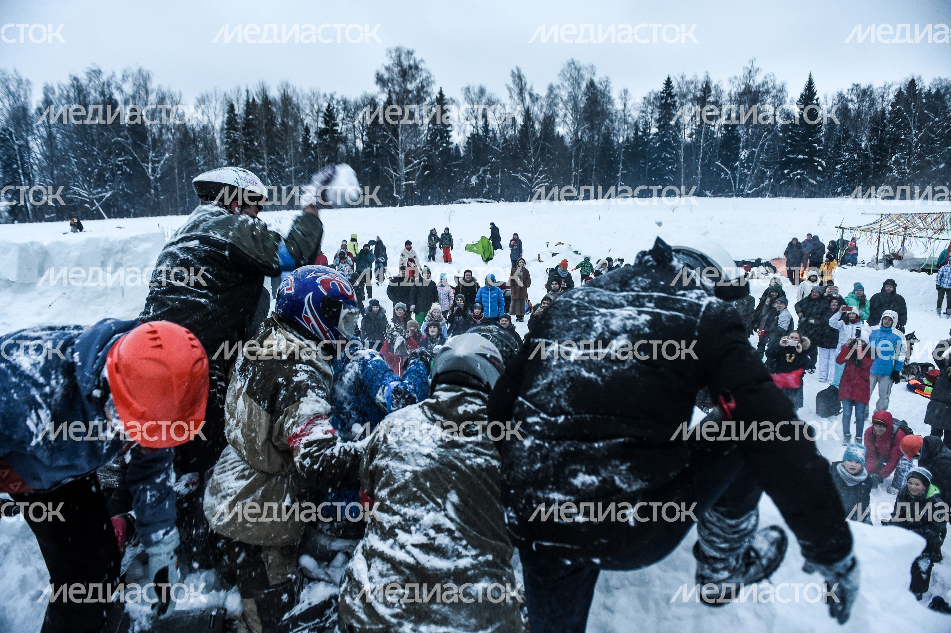 Празднование Масленицы в Копнино