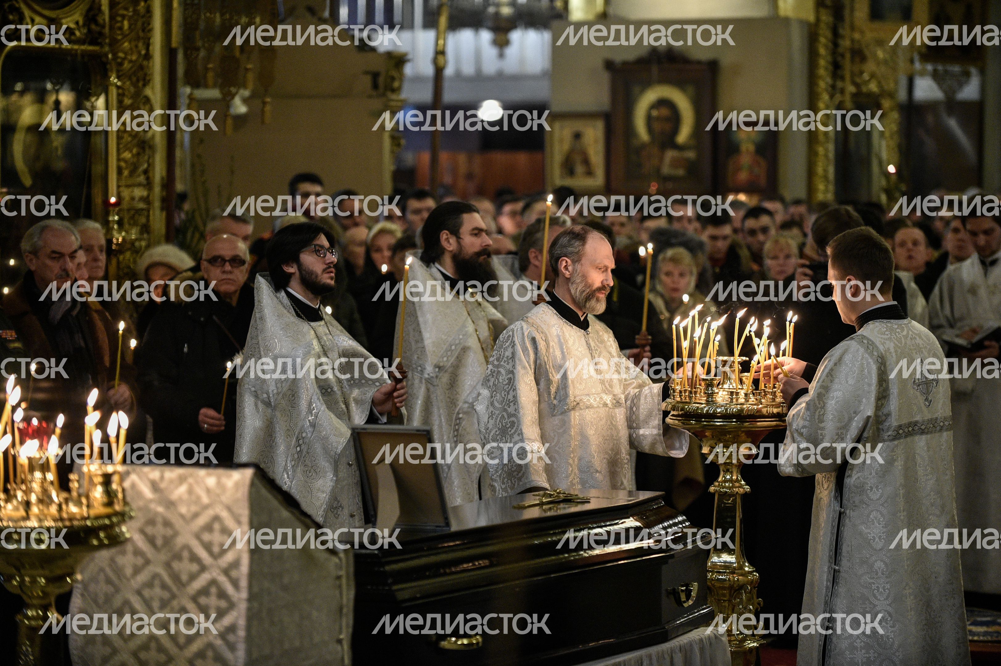 Отпевание Валерия Халилова