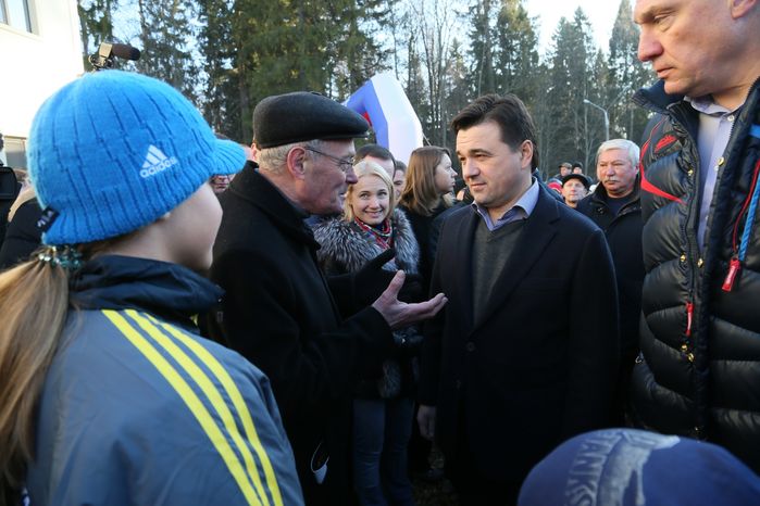 А. Воробьев посетил Центр спортивной подготовки и активного отдыха «Пересвет»