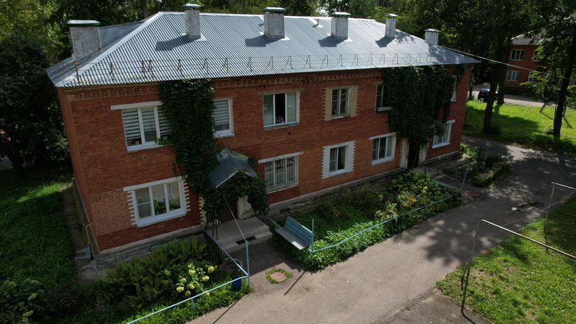 Старые дома на ул. Крупской в Ступино