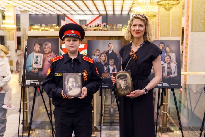 Фотовыставка патриотического проекта «Китель Победы» в Музее Победы